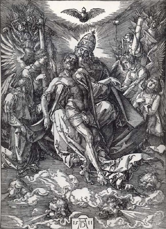 Albrecht Durer The holy trinity Spain oil painting art